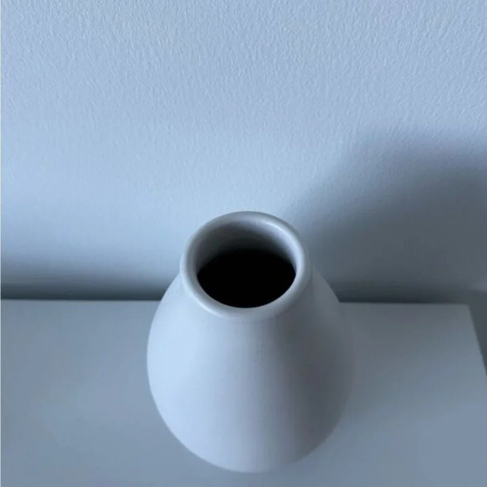 West Elm Vase Ivory New